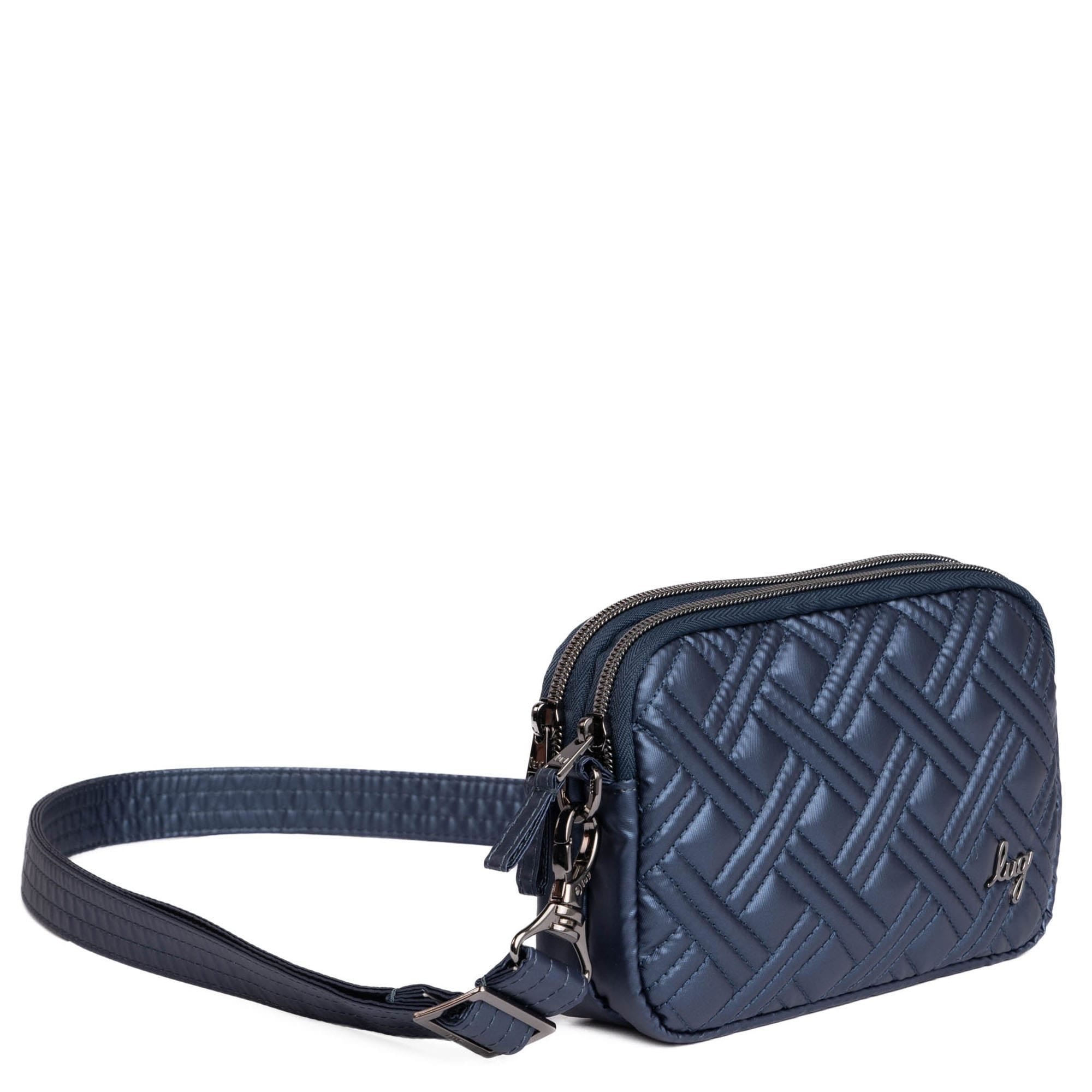 Coupe 2 Convertible Crossbody Bag - HEATHER GREY 2 - Coupe2_MetallicIndigo_02_a79918dd-b63f-44be-8c4e-ee939354d0d9